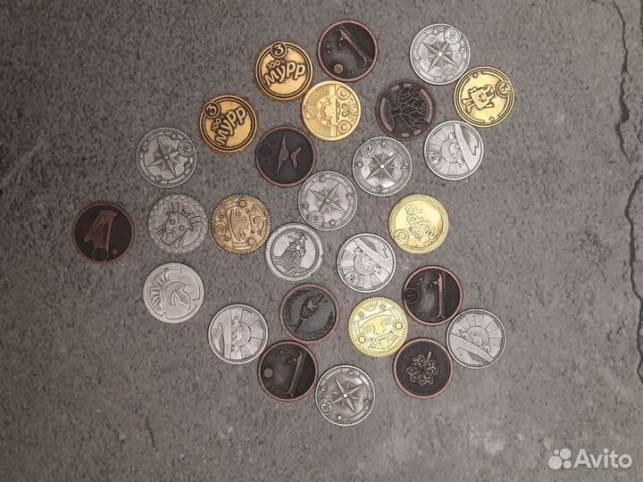 Монеты (жетоны) пятерочка 27шт