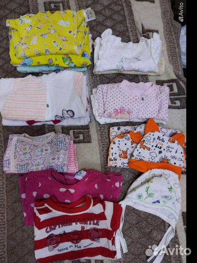 Вещи на девочку пакетом 56-62