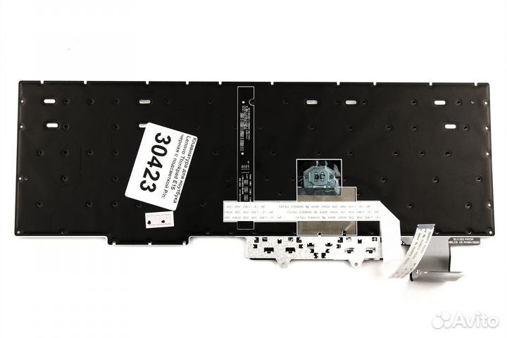 Клавиатура для ноутбука Lenovo Thinkpad E15 черна