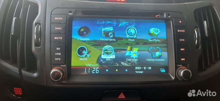 Штатная магнитола kia sportage 3