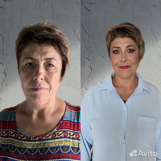 Макияж и прическа