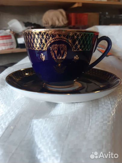 Чашка с блюдцем лфз