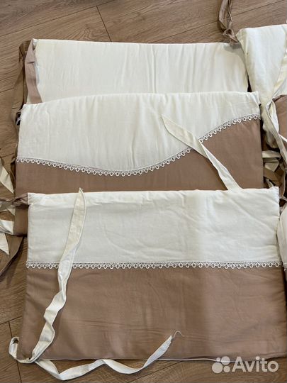 Бортики и балдахин в детскую кроватку