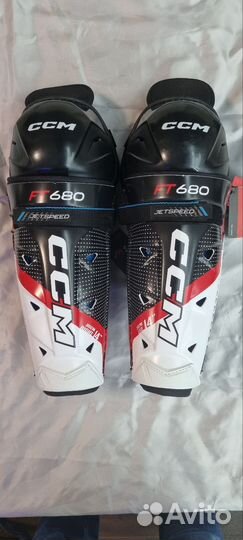 Щитки хоккейные CCM jetspeed FT680 SR 14