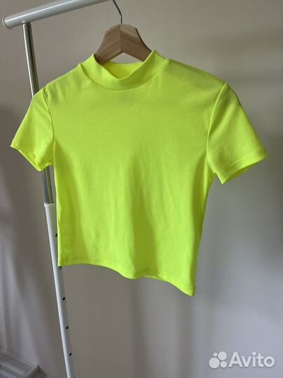Неоновый топ pull&bear