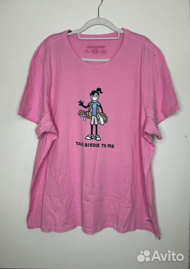 Xxxl новые женские футболки США, life is good