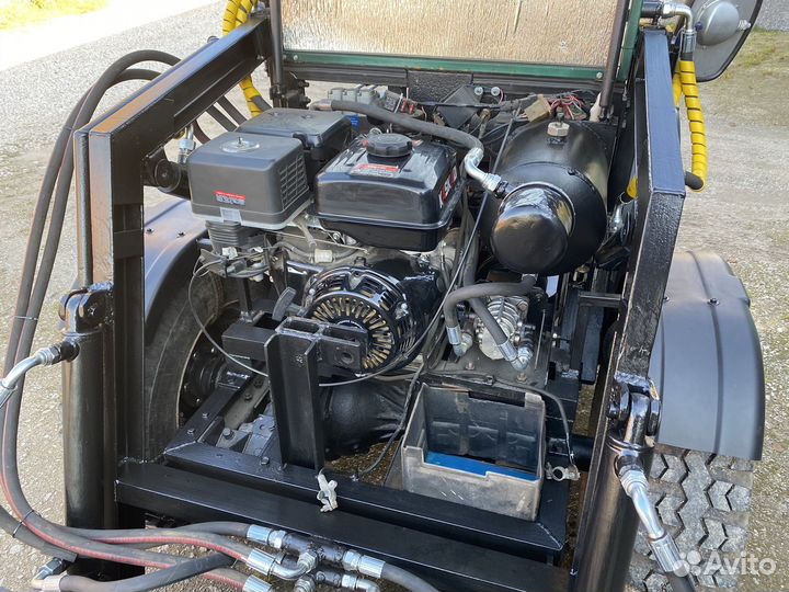 Самодельный мини трактор с куном