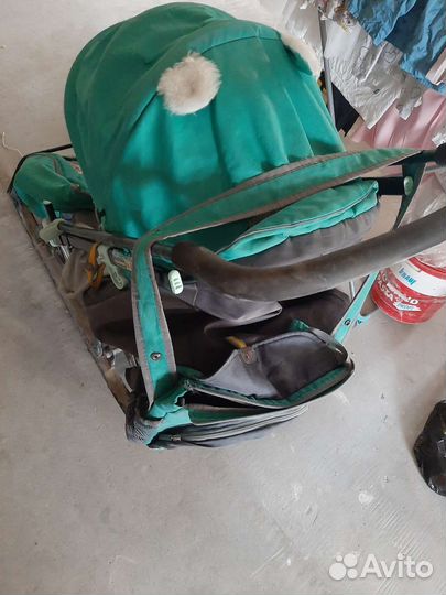 Детские санки на колесах