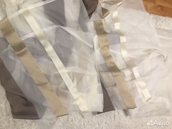 Тюль на шторной ленте 240/250