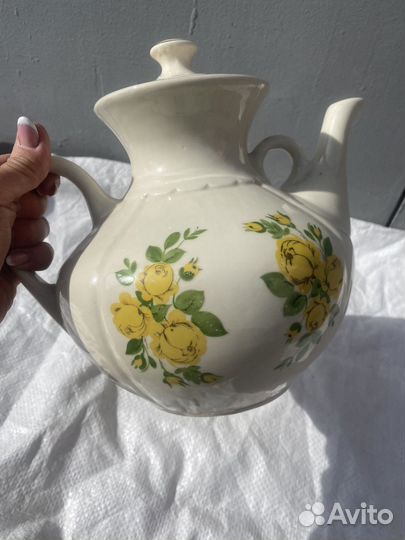 Чайник большой,фарфоровый -Ретро СССР