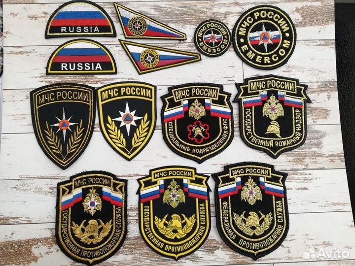 Шевроны и нашивки мчс