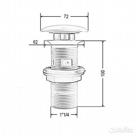 Artceram Донный клапан арт. ACA038 39 00