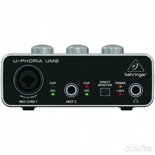 Новый UM2 Behringer F5518 внешний аудиоинтерфейс