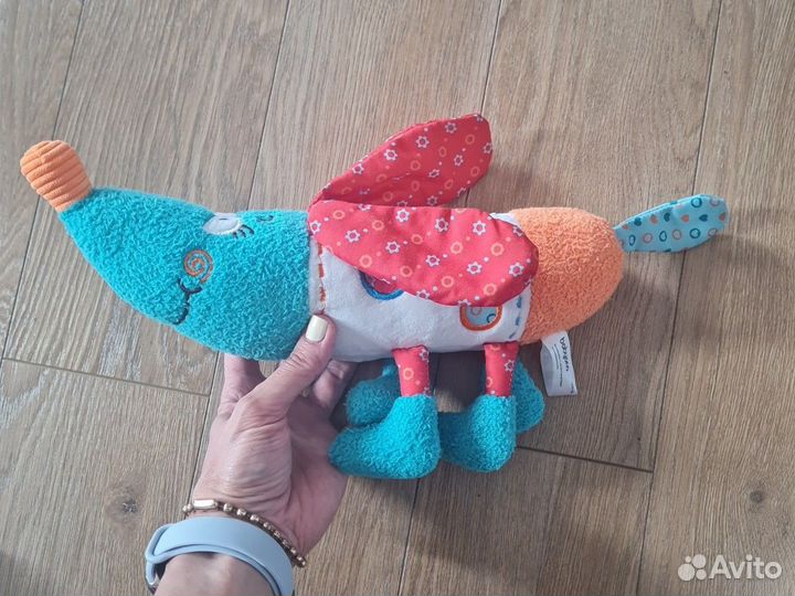 Lamaze игрушки лев енот такса