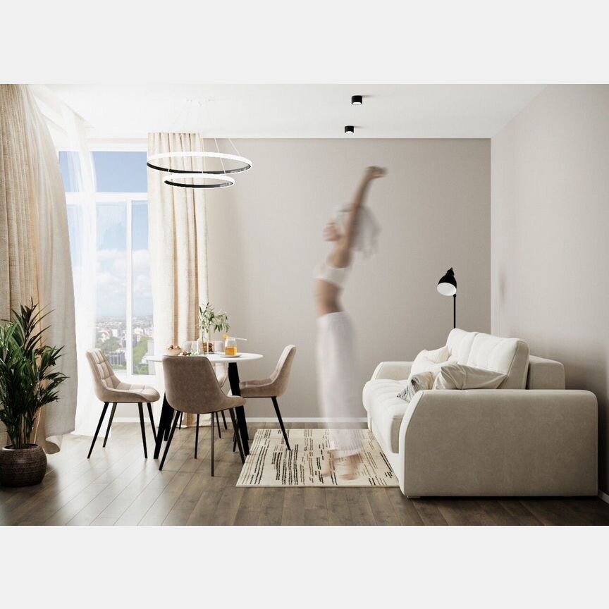 1-к. квартира, 43,2 м², 2/8 эт.