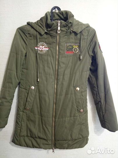 Куртка парка для девочки 140р