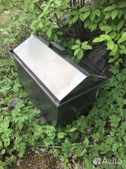 Коптильня горячего копчения гидрозатвором