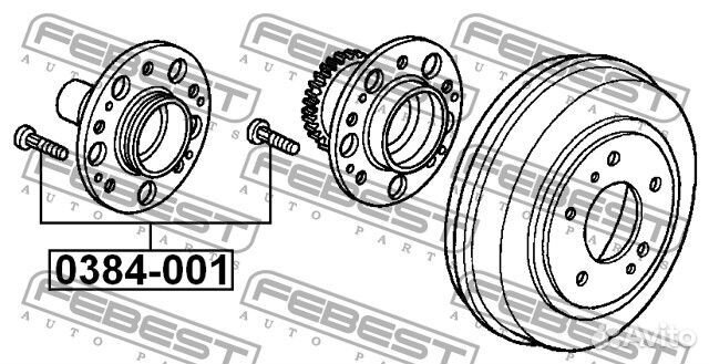 Шпилька колёсная