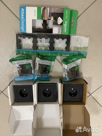 Розетки shnaider electric atlasdesign