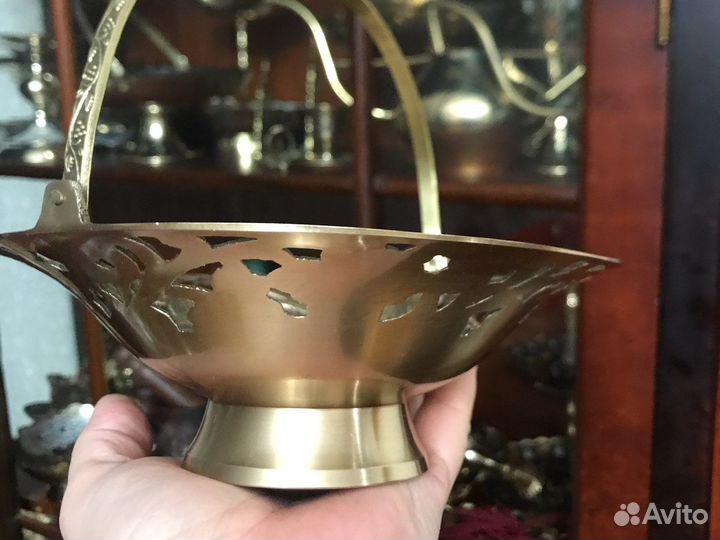 Конфетница из латуни