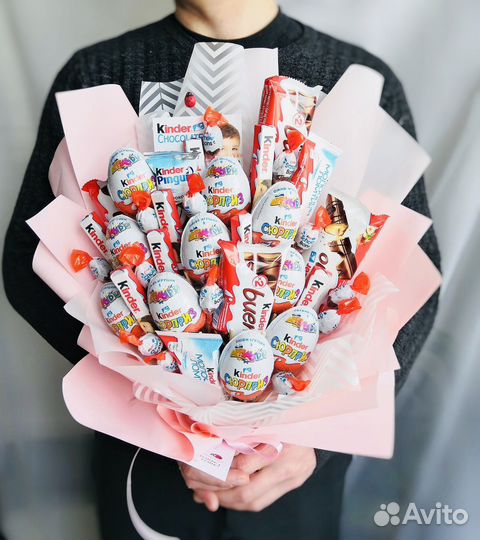 Букеты из киндеров