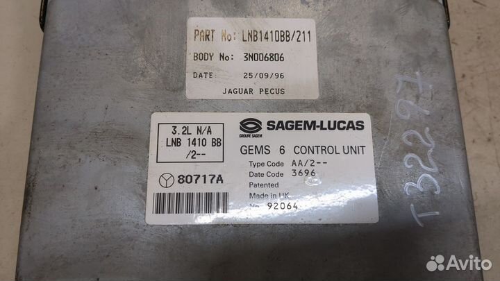 Блок управления двигателем Jaguar XJ, 1997