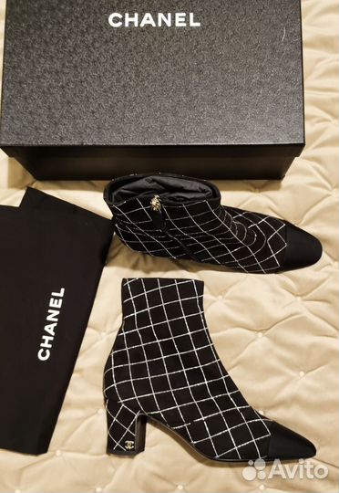 Ботильоны Chanel 39р.Оригинал