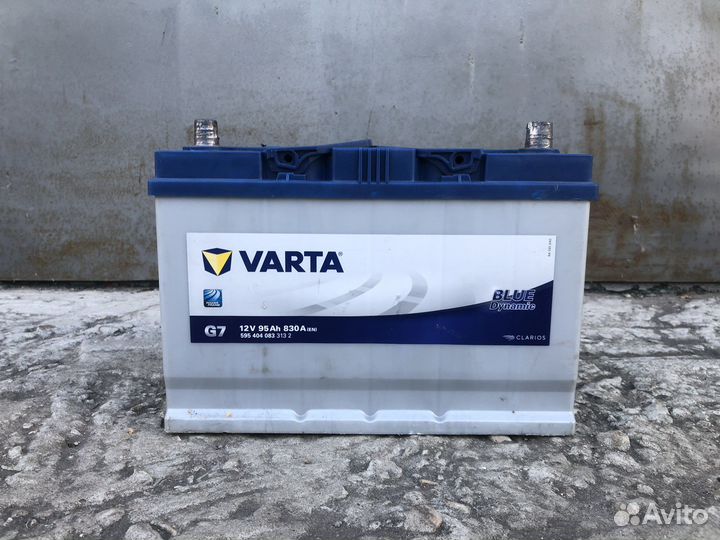 Аккумулятор автомобильный на портер 95 ач Varta