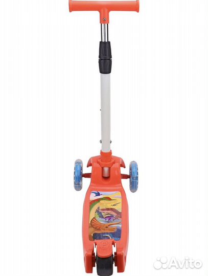 Самокат Рыжий кот 3-х колесный складной