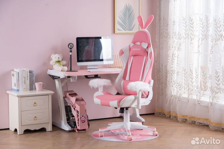 Компьютерное кресло 206 розовое