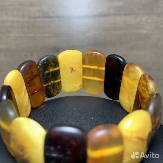 Браслет Янтарный Сделано В СССР Ретро Янтарь