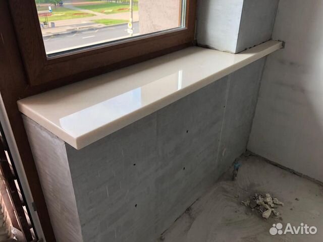 Подоконник из искусственного камня (акрил)
