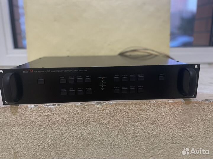 Контроллер системы оповещения inter-M ECS-6216P