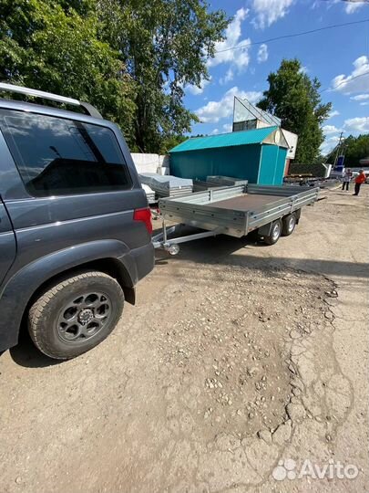 Прицеп мзса 817739 3,6м двухосный. Арива. Фаркопы