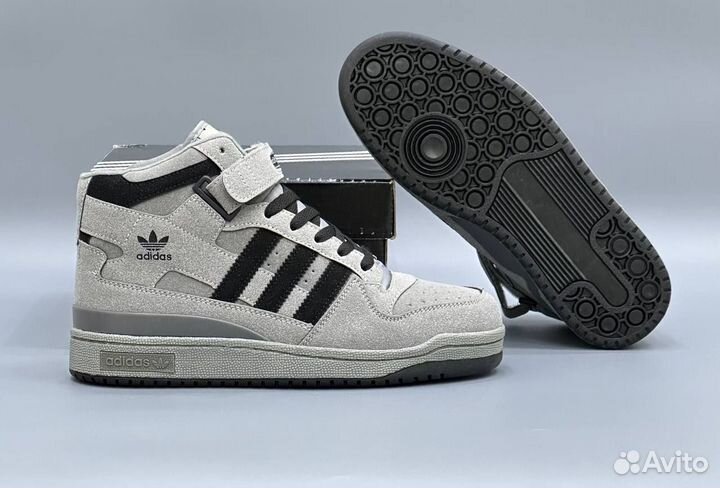 Мужские зимние Adidas Forum с мехом