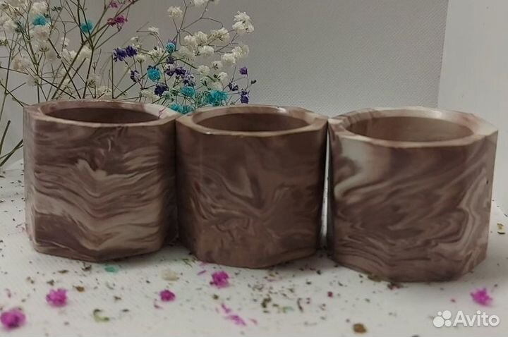 Кашпо/подсвечники/банки для свечей