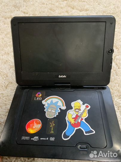 Портативный dvd плеер bbk