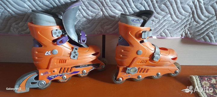 Роликовые коньки детские раздвижные