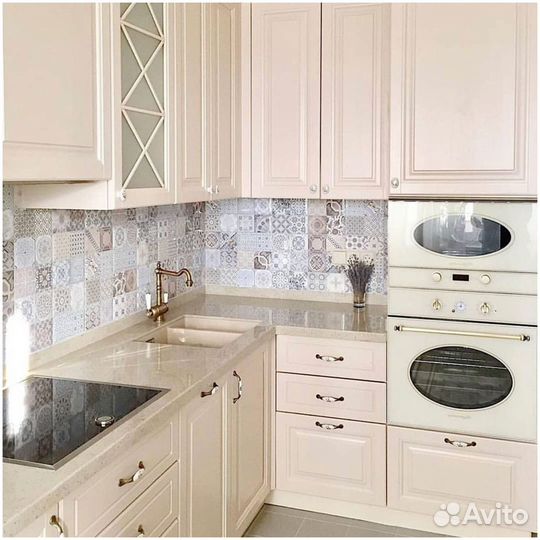 Кухонный гарнитур угловой. Кухня прямая