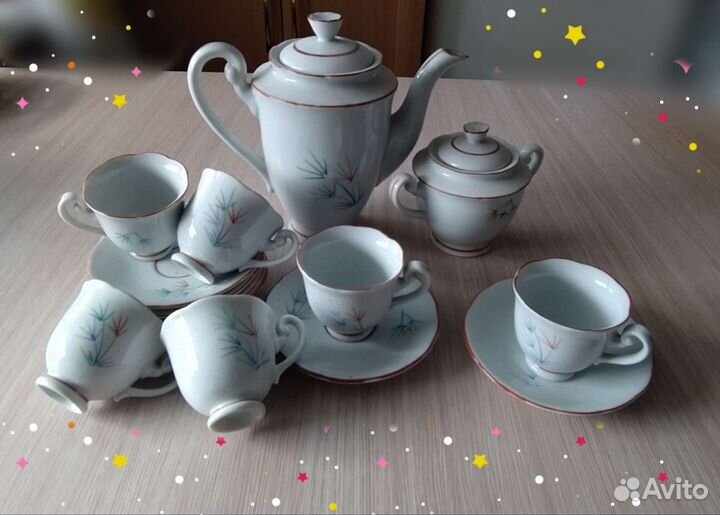 Кофейный сервиз фарфор