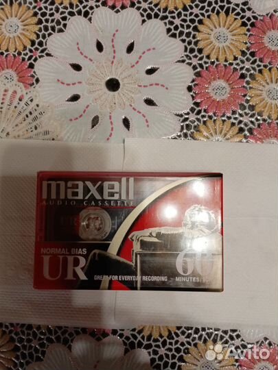 Аудиокассета новая maxell