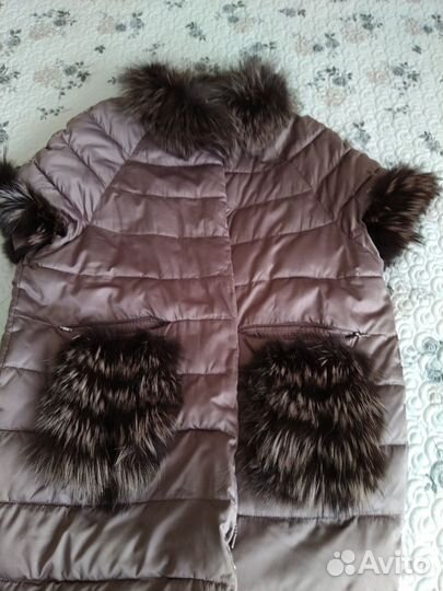Жилетка меховая женская 48 50