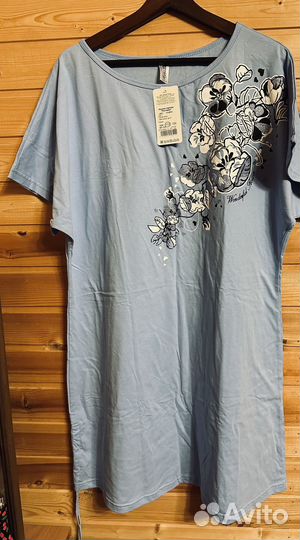 Большие размеры, сорочка,футболка,платье 54 56