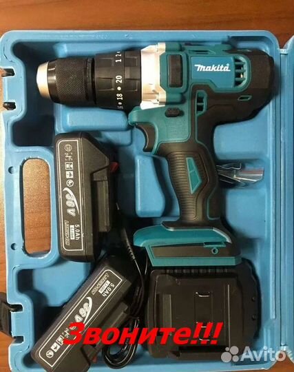 Аккум. Шуруповерт Makita 36v (ударный с набором би