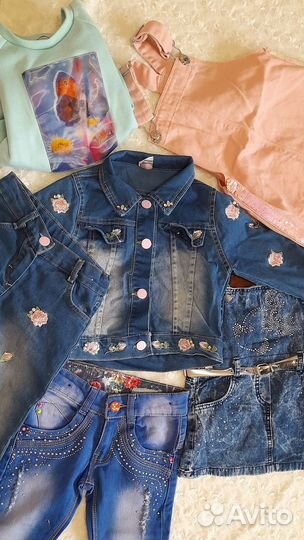 Пакетом Одежда Детская Для Девочки,189 Вещей,3-4г