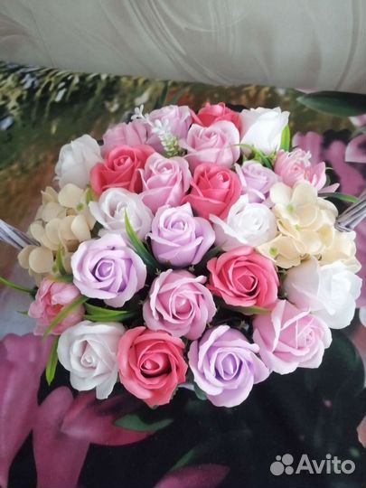 Букет из мыла