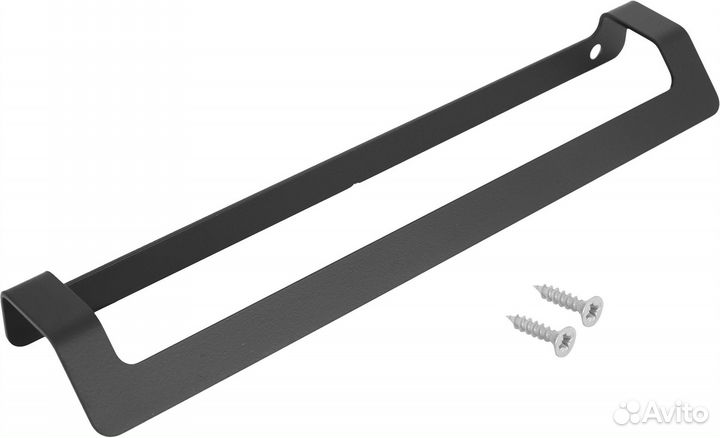 Ручка-профиль cт3 188 мм сталь, цвет черный