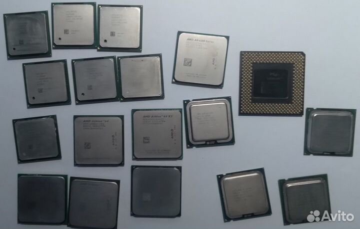 Процессоры AMD и Intel (разные)