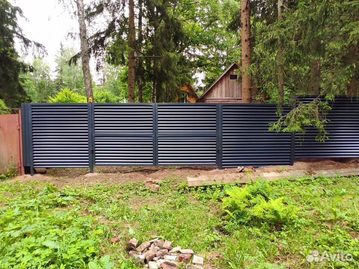 Надёжный заборы под ключ от производителя