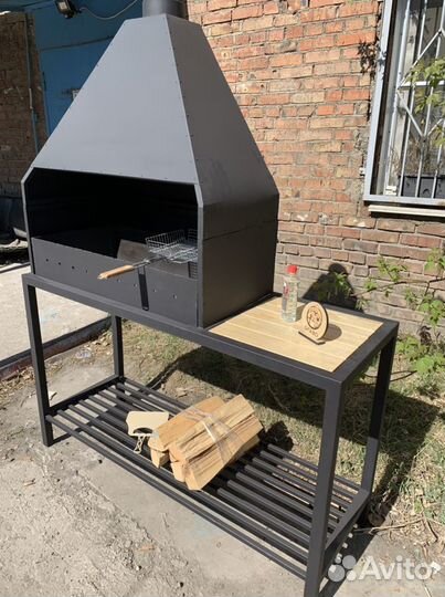 Мангал + печка под казан + гриль